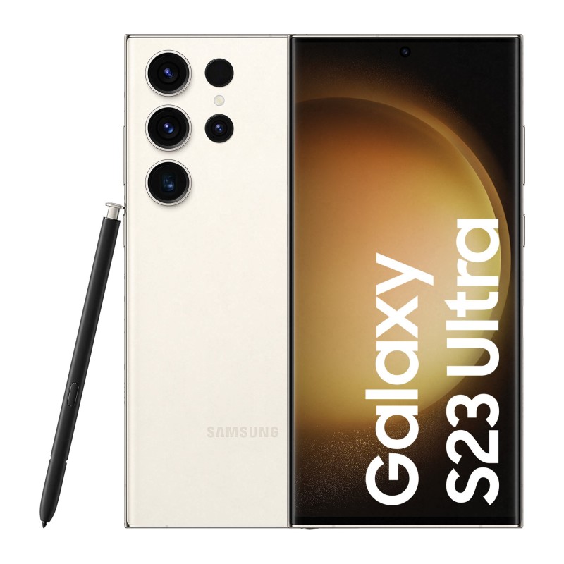 TIM Samsung Galaxy S23 Ultra 17,3 cm (6.8") Triple SIM Android 13 5G USB Type-C 12 Go 512 Go 5000 mAh Crème
