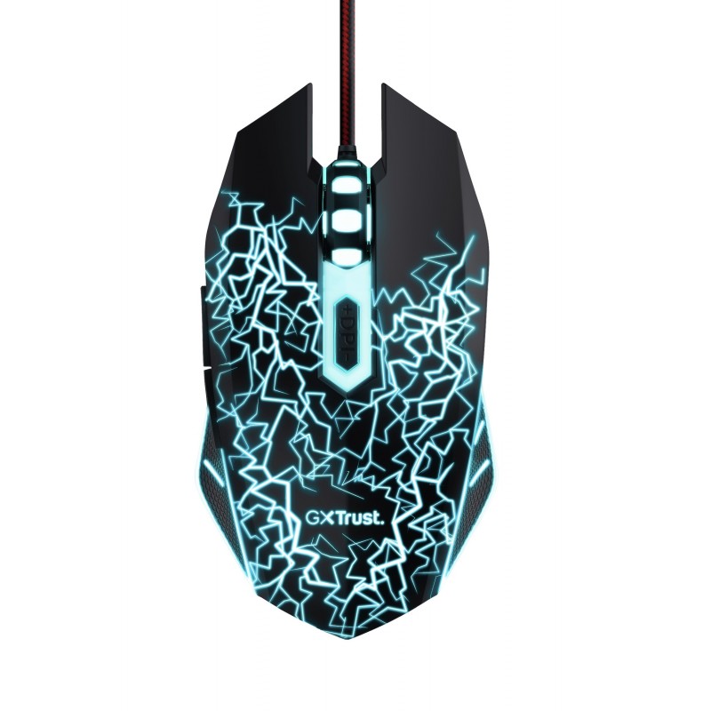 Trust GXT 105X Izza Maus Beidhändig USB Typ-A Optisch 4000 DPI