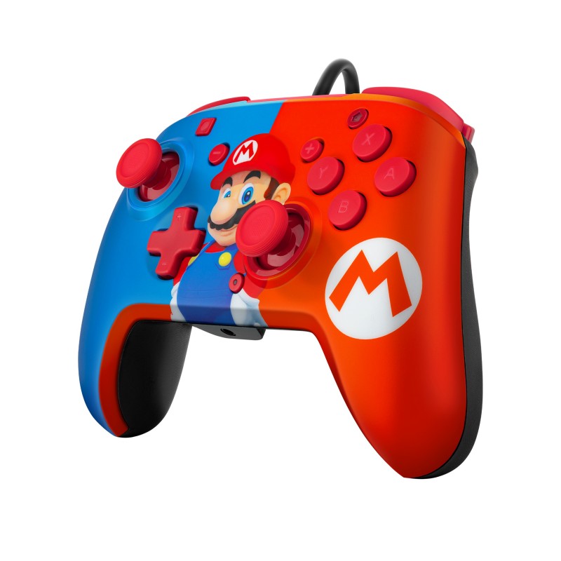 PDP Mario REMATCH Blau, Rot USB Gamepad Nintendo Switch, Nintendo Switch OLED