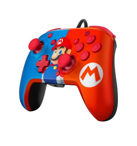 PDP Mario REMATCH Blau, Rot USB Gamepad Nintendo Switch, Nintendo Switch OLED