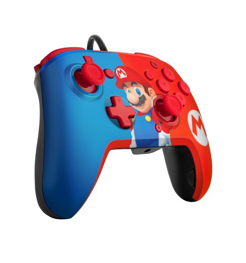 PDP Mario REMATCH Bleu, Rouge USB Manette de jeu Nintendo Switch, Nintendo  Switch OLED