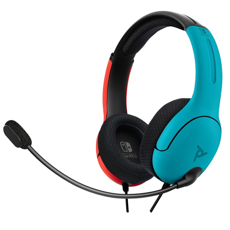 PDP LVL40 Casque Avec fil Arceau Jouer Noir, Bleu, Rouge