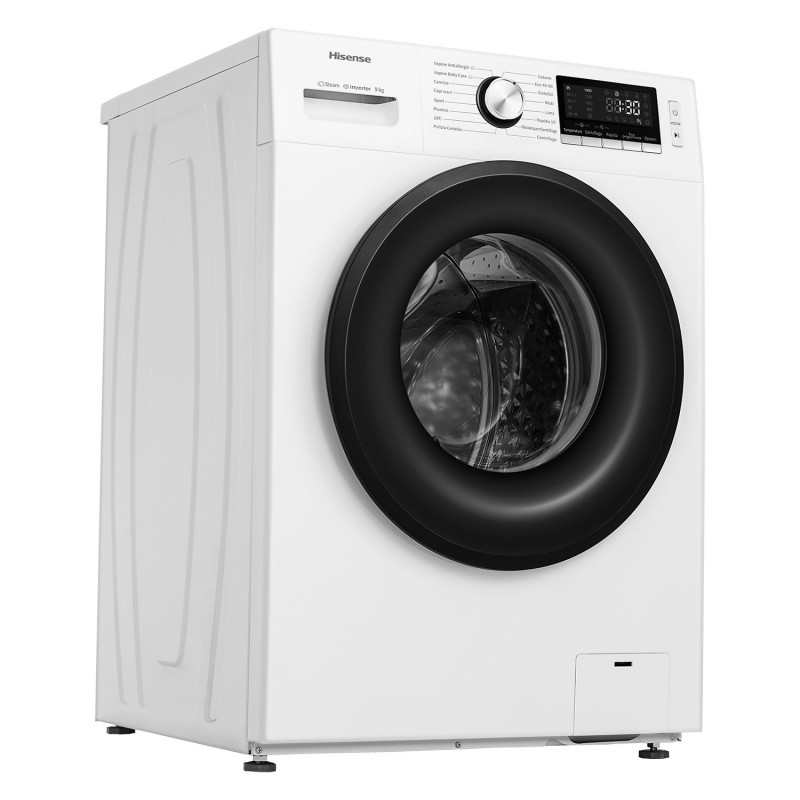 Hisense WFKV9014EVM lavadora Carga frontal 9 kg 1400 RPM C Blanco
