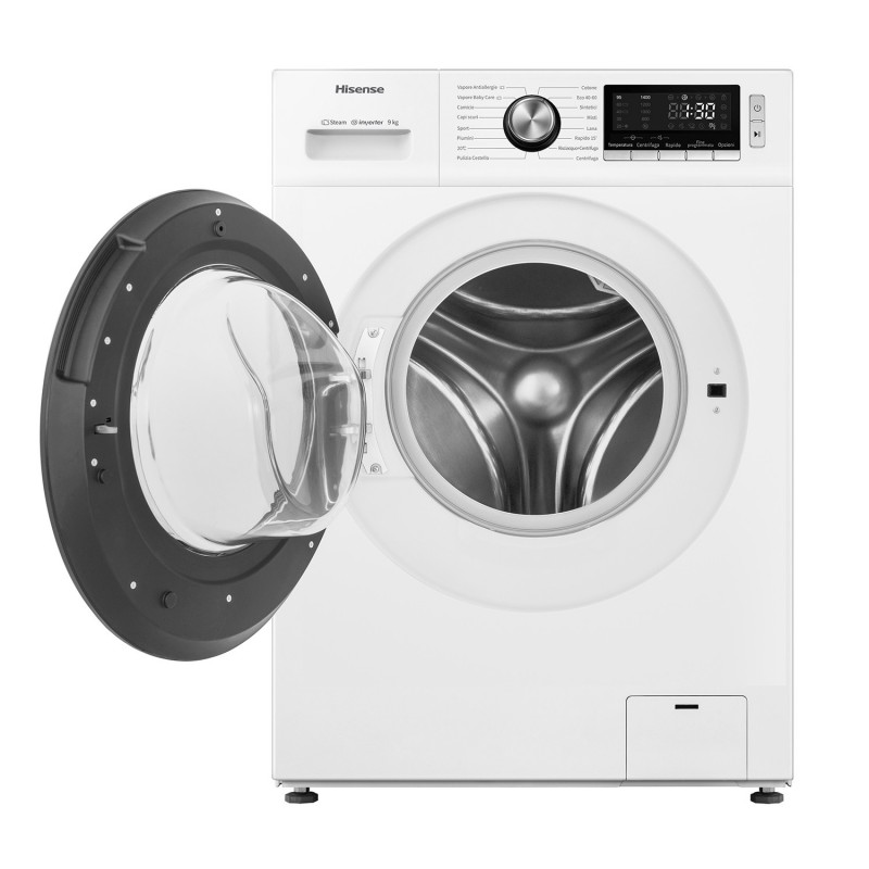 Hisense WFKV9014EVM lavadora Carga frontal 9 kg 1400 RPM C Blanco