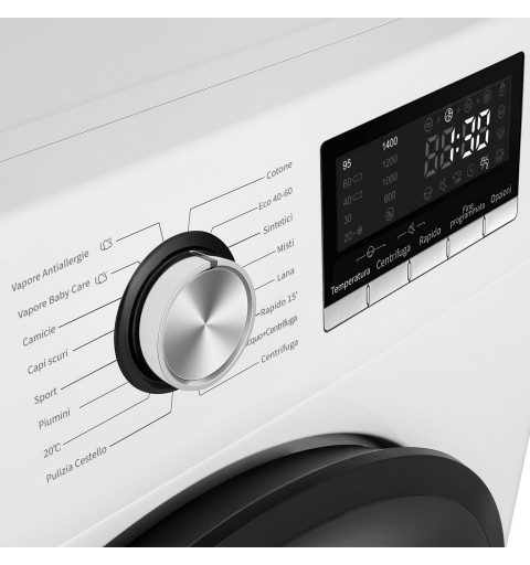 Hisense WFKV9014EVM lavadora Carga frontal 9 kg 1400 RPM C Blanco