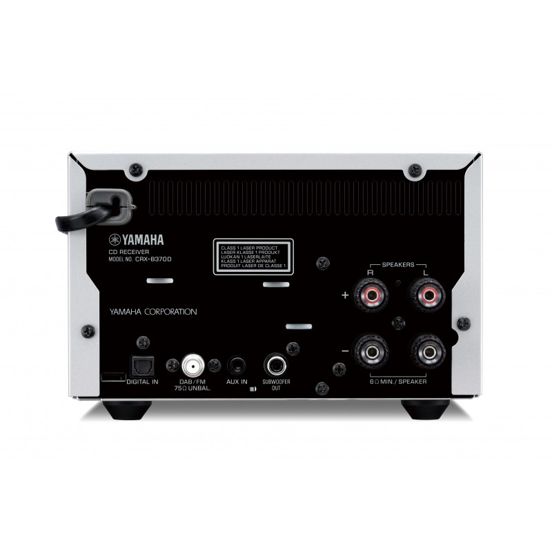 Yamaha MCR-B370D Microcadena de música para uso doméstico 30 W Negro