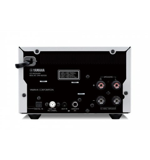 Yamaha MCR-B370D Microcadena de música para uso doméstico 30 W Negro