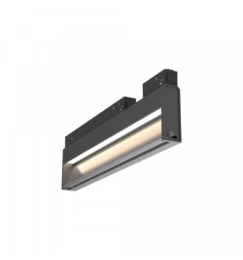 Ideal Lux EGO WALL WASHER 07W 3000K ON-OFF BK Mod. Sistema Lineare 1 Luce