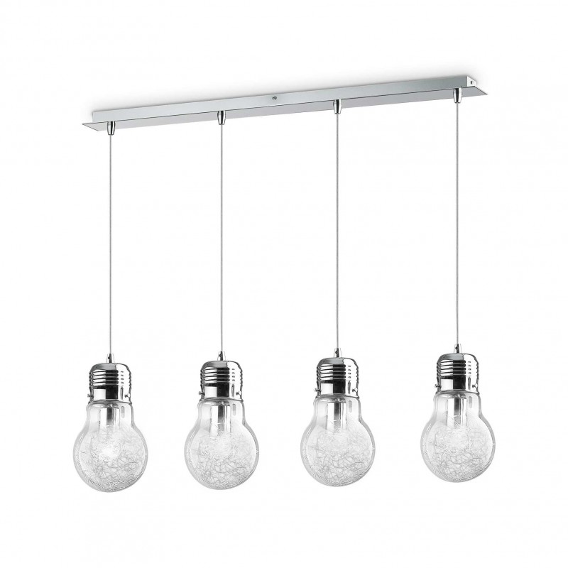Ideal Lux LUCE MAX SP4 Mod. Lampada A Sospensione 4 Luci