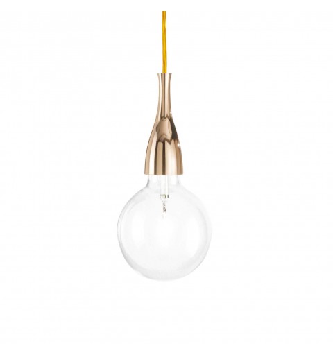 Ideal Lux MINIMAL SP1 ORO Mod. 009391 Lampada A Sospensione 1 Luce