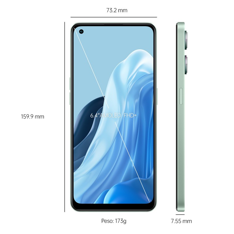TIM OPPO Reno 8 Lite 16.3 cm (6.4") Dual SIM Android 11 5G USB Type-C 8 GB 128 GB 4500 mAh Multicolour