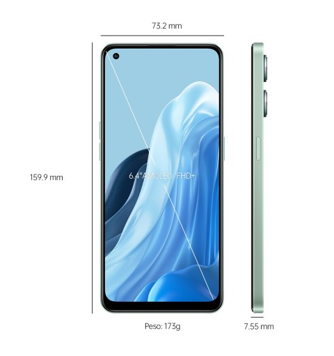 TIM OPPO Reno 8 Lite 16.3 cm (6.4") Dual SIM Android 11 5G USB Type-C 8 GB 128 GB 4500 mAh Multicolour