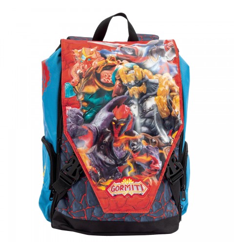 Gormiti 8056379129714 sac à dos Cartable sac à dos Multicolore Polyester