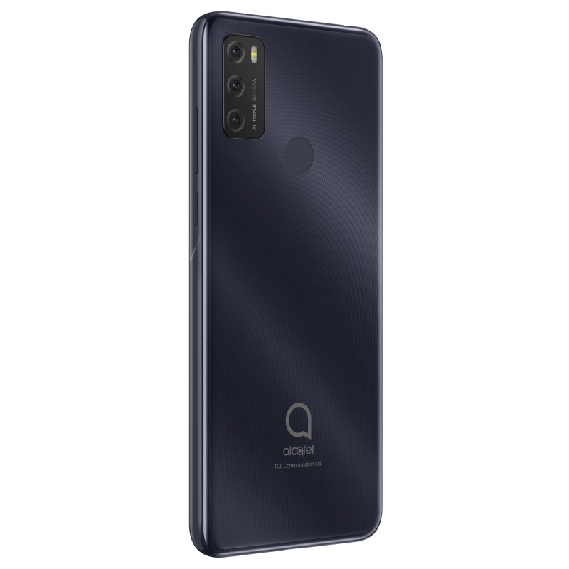 Alcatel 1S 2021 16,6 cm (6.52 Zoll) Hybride Dual-SIM Android 11 4G Mikro-USB 3 GB 32 GB 4000 mAh Schwarz