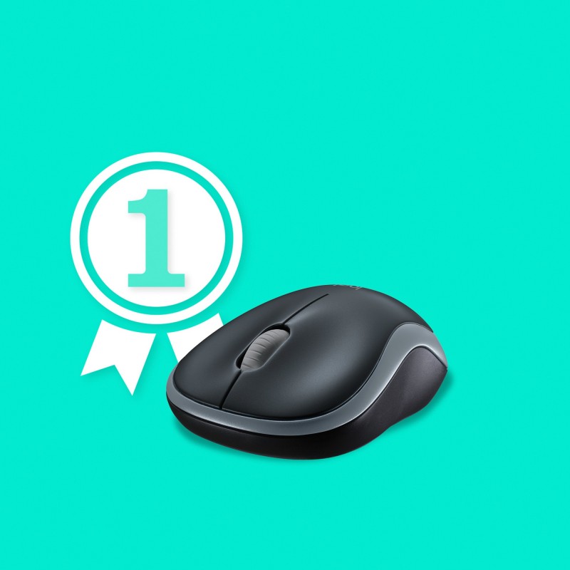 Logitech M185 mouse Ambidestro RF Wireless Ottico 1000 DPI