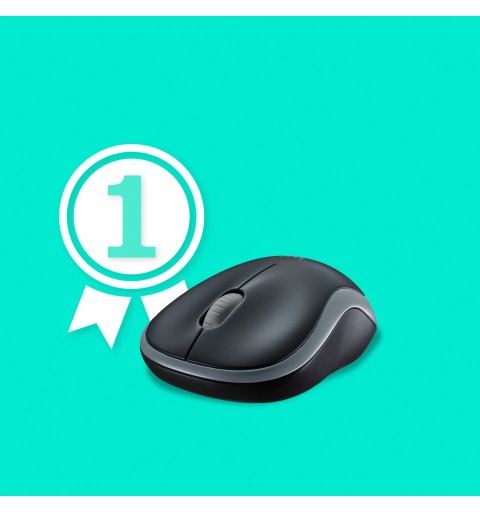 Logitech M185 mouse Ambidestro RF Wireless Ottico 1000 DPI