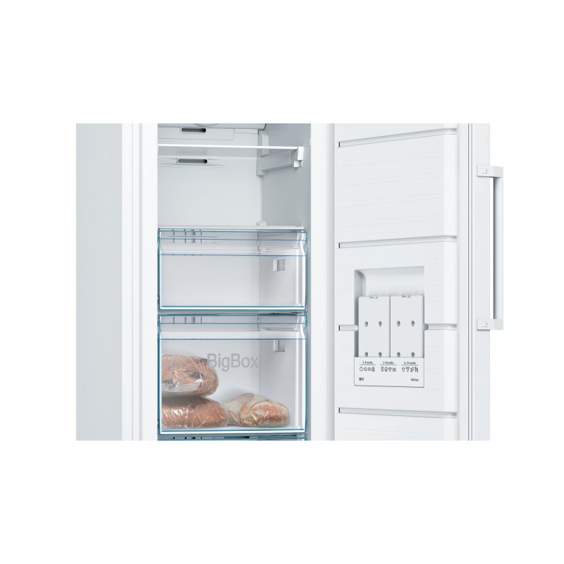 Bosch Serie 4 GSN29VWEP congelador Congelador vertical Independiente 200 L E Blanco