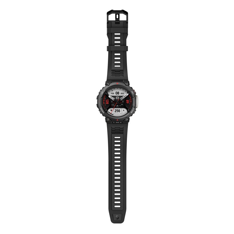 Amazfit T-Rex 2 3.53 cm (1.39") AMOLED 47 mm Black GPS (satellite)