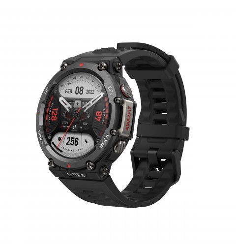 Amazfit T-Rex 2 3.53 cm (1.39") AMOLED 47 mm Black GPS (satellite)