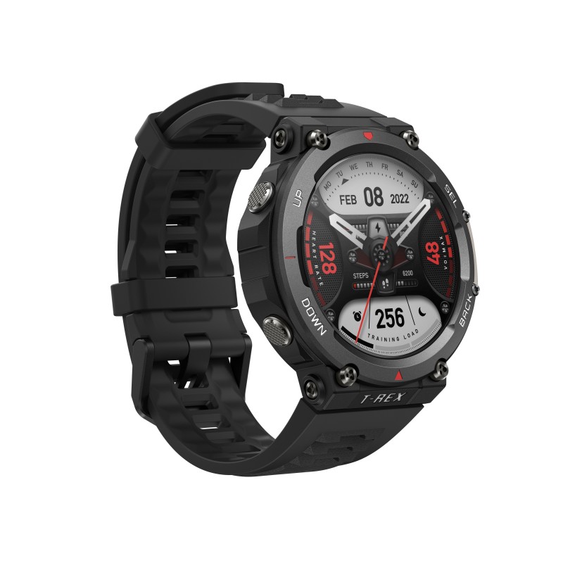 Amazfit T-Rex 2 3.53 cm (1.39") AMOLED 47 mm Black GPS (satellite)