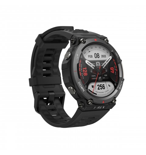 Amazfit T-Rex 2 3.53 cm (1.39") AMOLED 47 mm Black GPS (satellite)