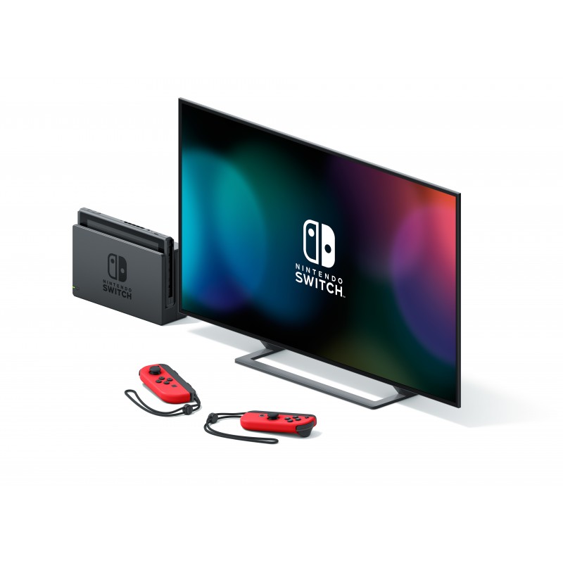 Nintendo Switch + Super Mario Odyssey console da gioco portatile 15,8 cm (6.2") 32 GB Touch screen Wi-Fi Grigio, Rosso