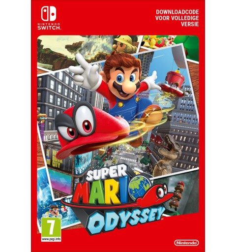 Nintendo Switch + Super Mario Odyssey console da gioco portatile 15,8 cm (6.2") 32 GB Touch screen Wi-Fi Grigio, Rosso