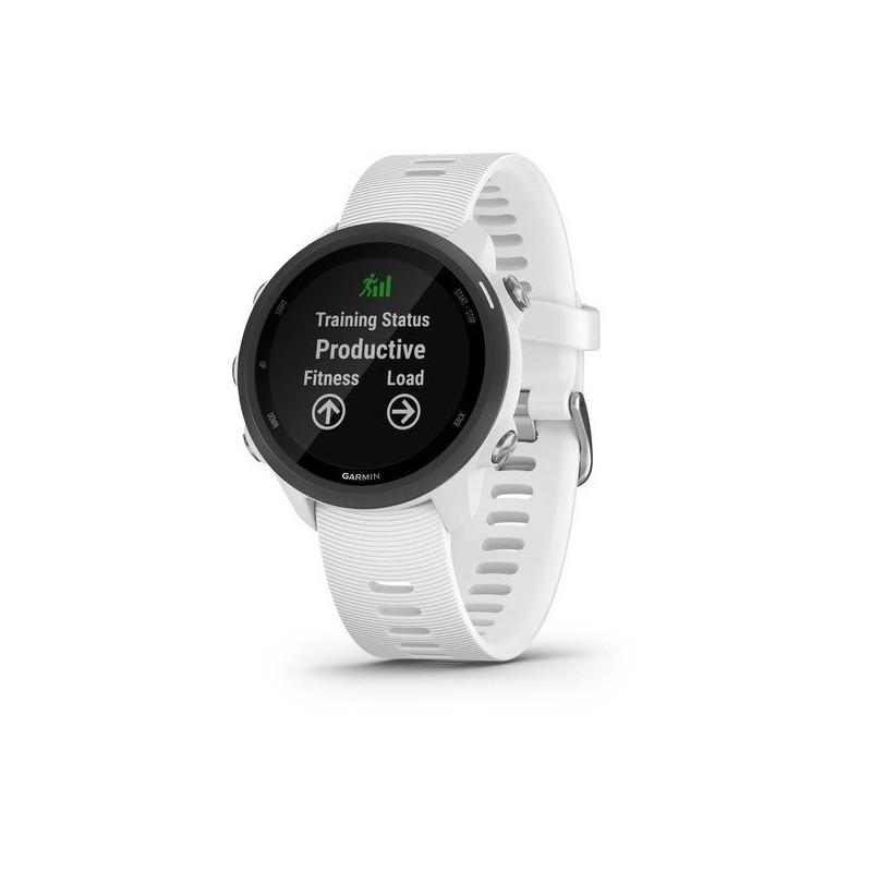 Garmin Forerunner 245 Music 3,05 cm (1.2") MIP 30 mm Noir, Blanc GPS (satellite)
