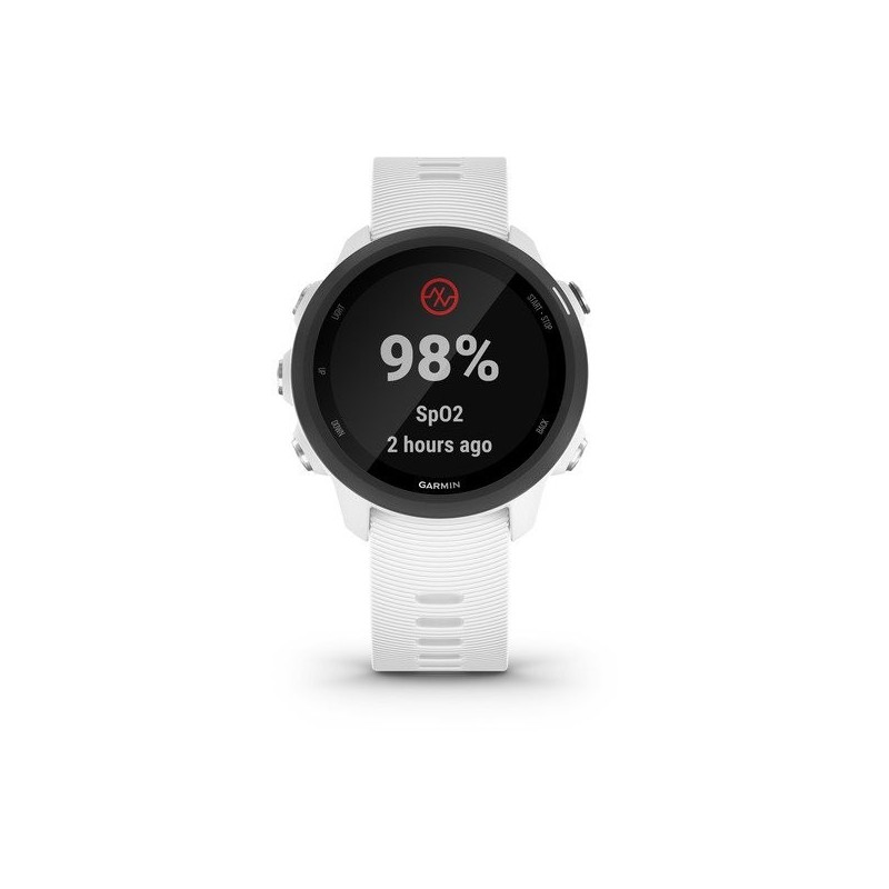 Garmin Forerunner 245 Music 3,05 cm (1.2") MIP 30 mm Noir, Blanc GPS (satellite)