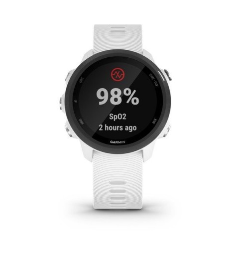 Garmin Forerunner 245 Music 3,05 cm (1.2") MIP 30 mm Nero, Bianco GPS (satellitare)