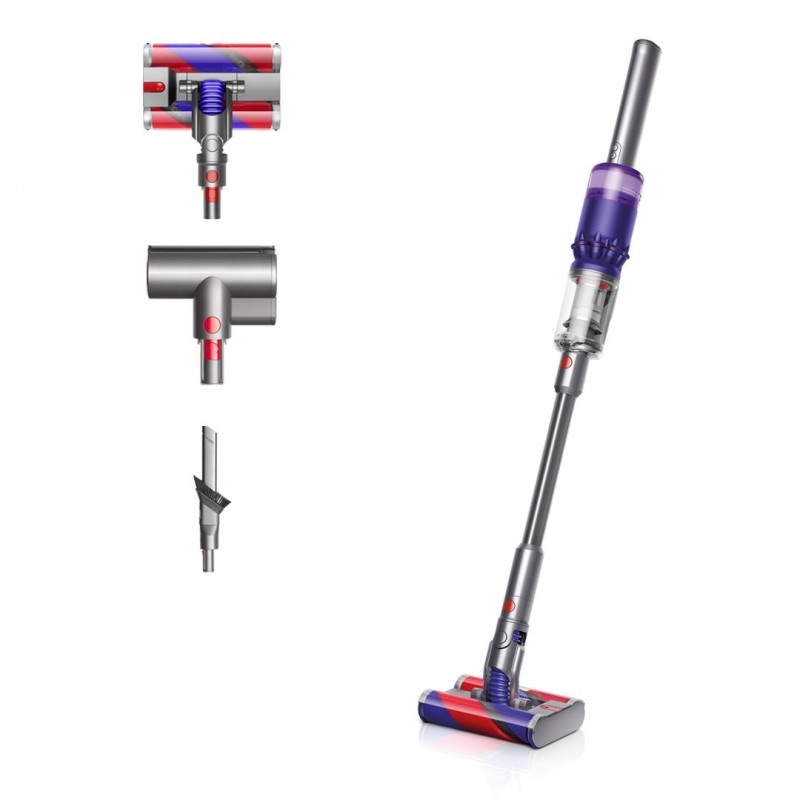 Dyson Omni-Glide Blu, Grigio, Rosso Senza sacchetto