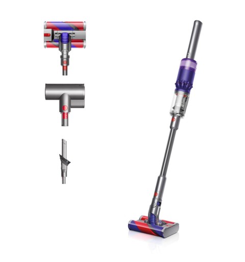 Dyson Omni-Glide Blu, Grigio, Rosso Senza sacchetto