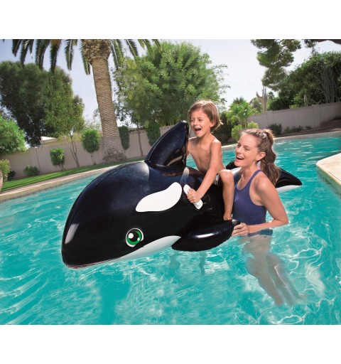 Bestway 41009 flotador para piscina y playa Negro, Blanco Estampado Vinilo Colchoneta