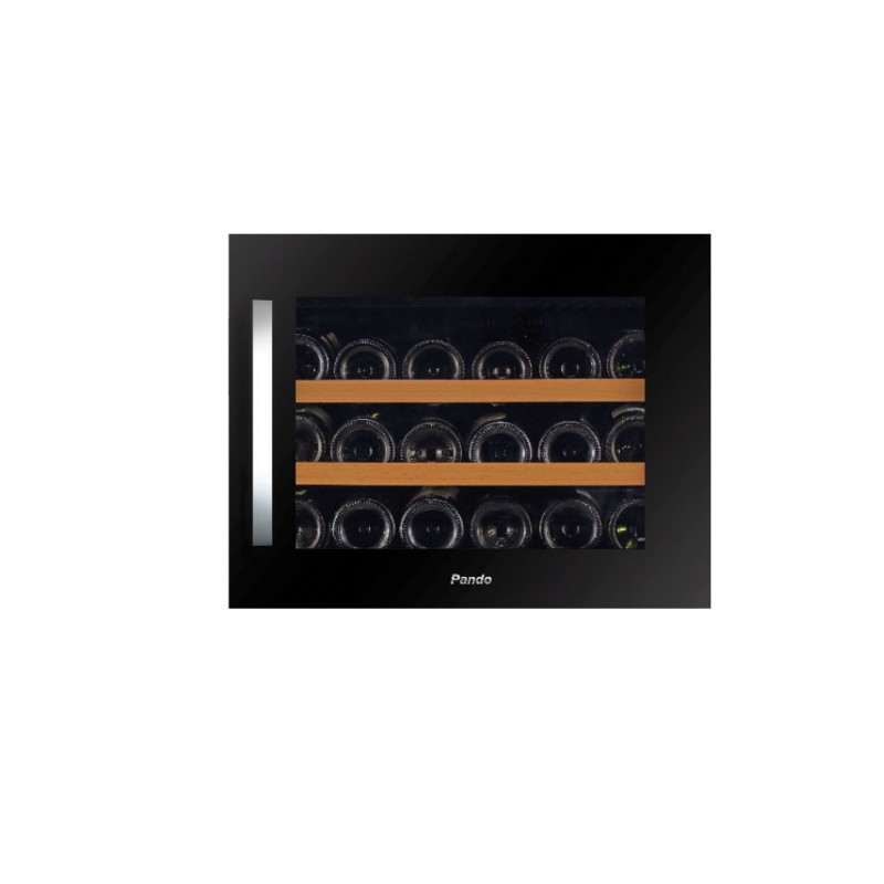 Pando PVMAV 45-18CRL wine cooler Compressor wine cooler Built-in Black 18 bottle(s)
