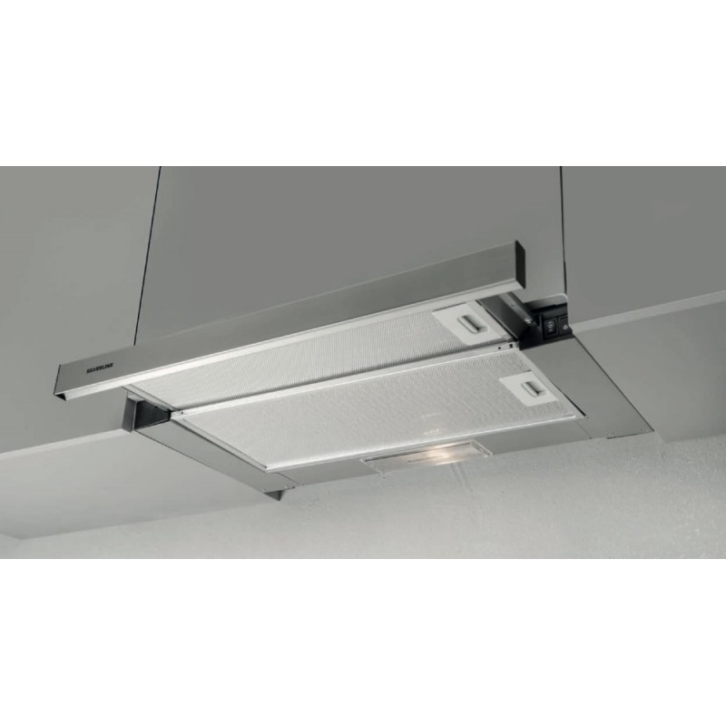 Silverline 1390 Semi built-in (pull out) Stainless steel 253 m³ h D