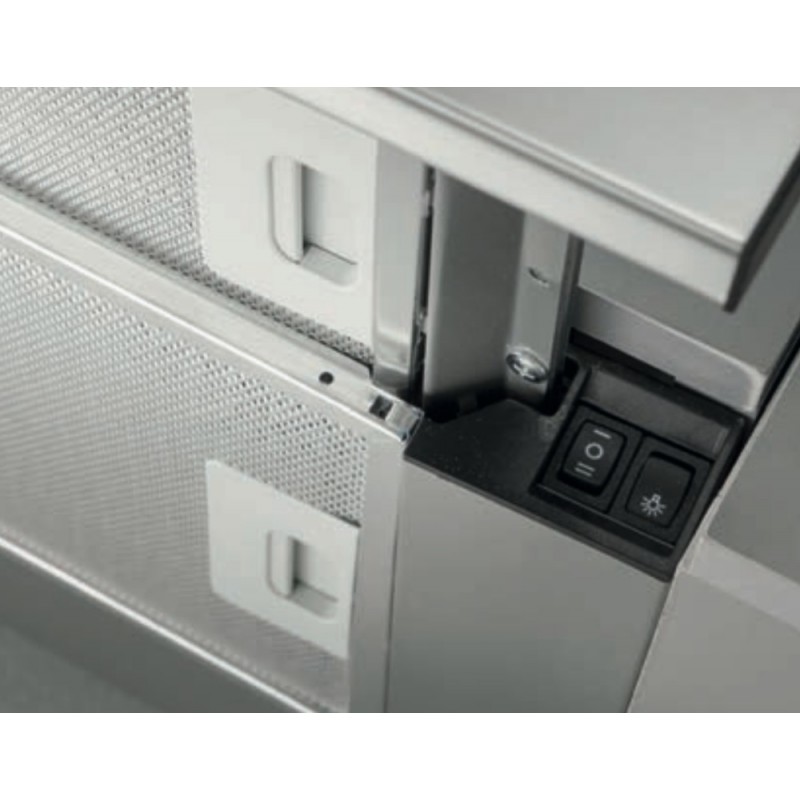 Silverline 1390 Semi built-in (pull out) Stainless steel 253 m³ h D