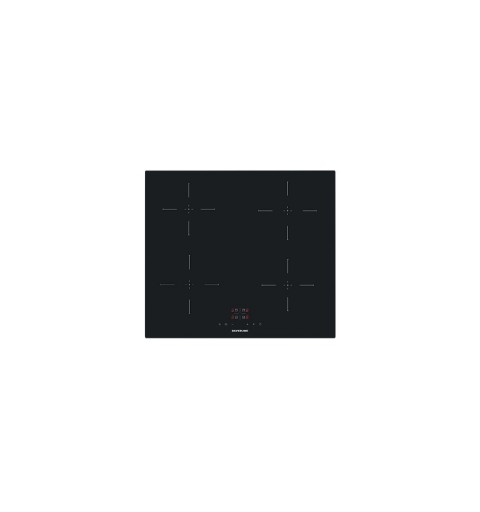 Silverline IH5445B01 plaque Noir Intégré (placement) 59 cm Plaque avec zone à induction 4 zone(s)