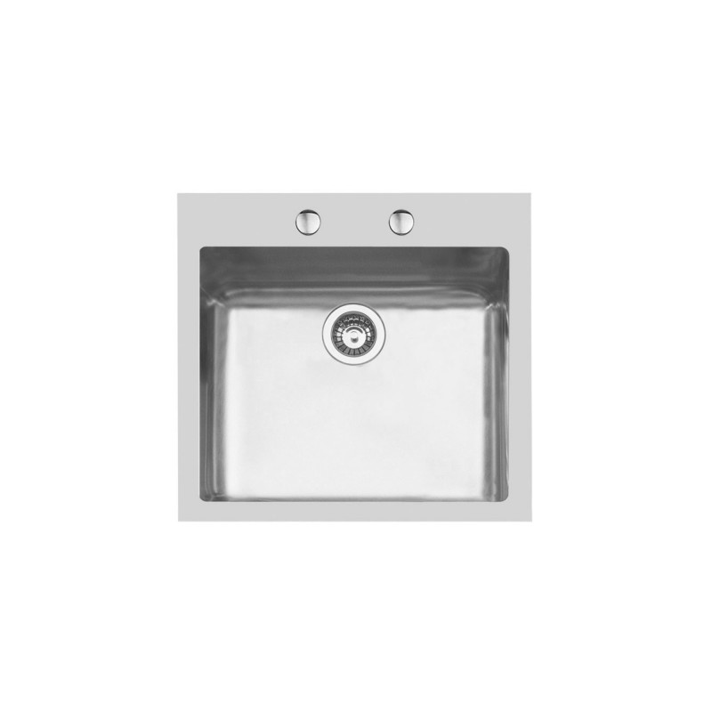 Foster KE Filotop 2265 050 Flush-mounted sink Rectangular Stainless steel