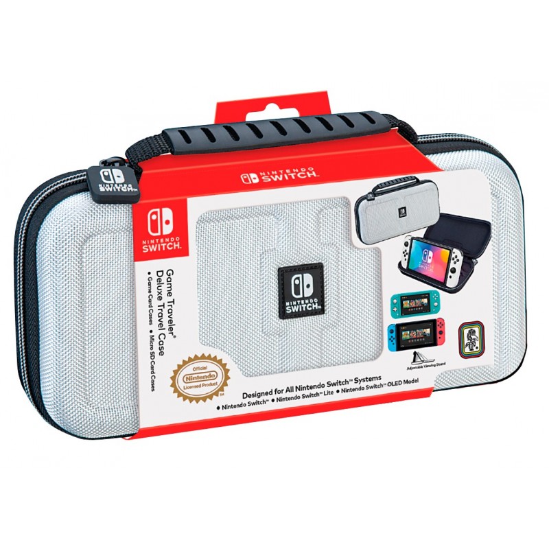 NACON NNS40W Housse de protection pour console de jeux portable Boîtier robuste Nintendo Gris