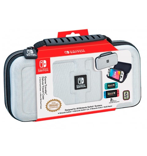 NACON NNS40W Housse de protection pour console de jeux portable Boîtier robuste Nintendo Gris