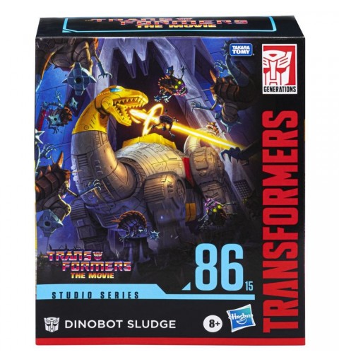 Hasbro Transformers Toys Studio Series 86-15 Leader The Transformers The Movie Dinobot Sludge Action Figure, 8.5-inch
