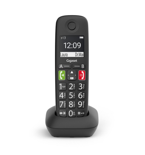 Gigaset E290HX Telefono analogico DECT Identificatore di chiamata Nero