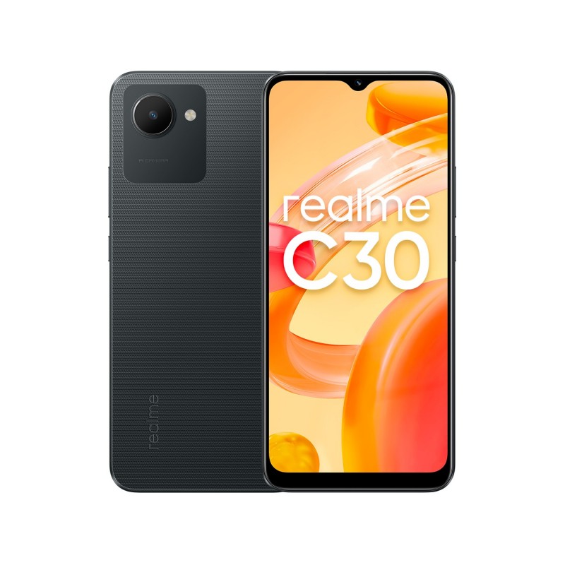 realme C30 16,5 cm (6.5") Double SIM Android 11 4G Micro-USB B 3 Go 32 Go 5000 mAh Noir