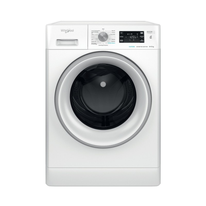 Whirlpool FFWDB 96436 SV IT machine à laver avec sèche linge Autoportante Charge avant Blanc D