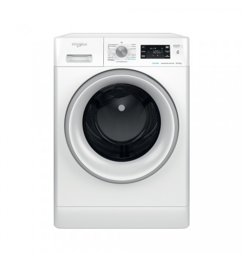 Whirlpool FFWDB 96436 SV IT lavadora-secadora Independiente Carga frontal Blanco D