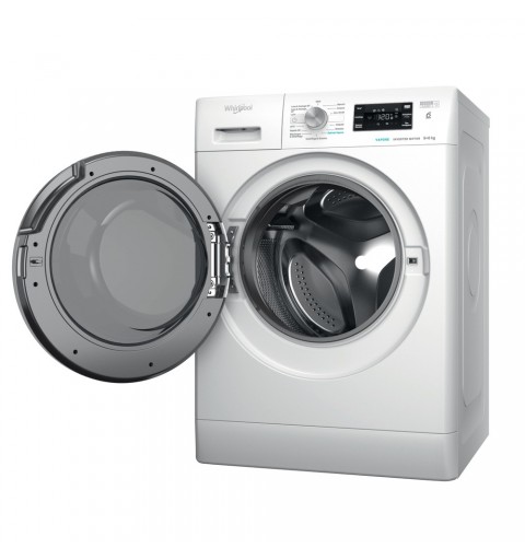 Whirlpool FFWDB 96436 SV IT lavasciuga Libera installazione Caricamento frontale Bianco D