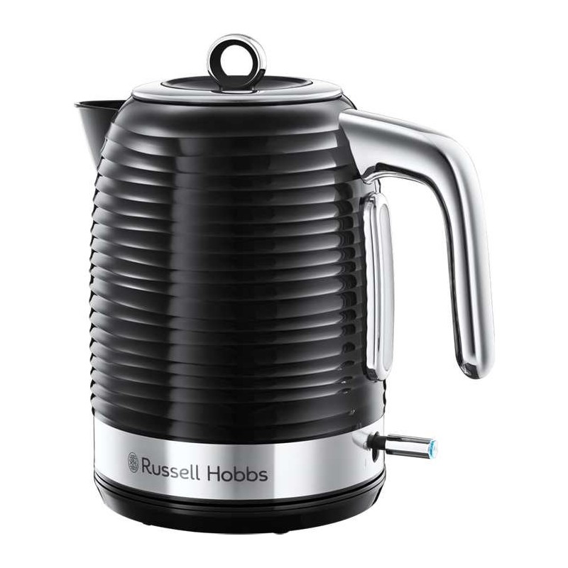 Russell Hobbs Inspire bouilloire 1,7 L 2400 W Noir, Argent