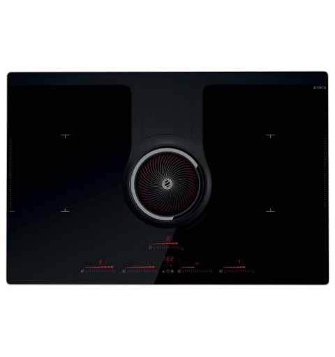 Elica NIKOLATESLA BL F 83 Black Built-in 83 cm Zone induction hob 4 zone(s)