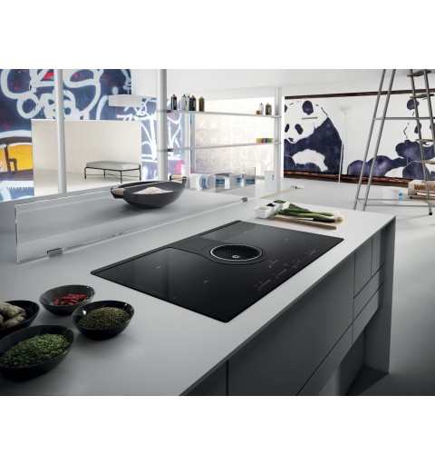 Elica NIKOLATESLA BL F 83 Black Built-in 83 cm Zone induction hob 4 zone(s)