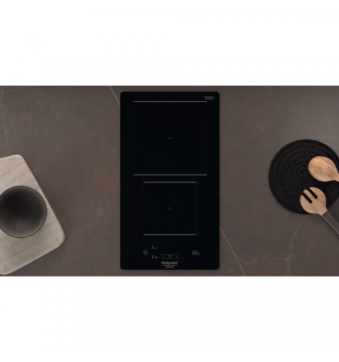 Hotpoint HQ 0930S NE Black Built-in 29 cm Zone induction hob 2 zone(s)